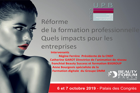 Conférence BeautyForum 2019: Impacts de la réforme de la formation pro