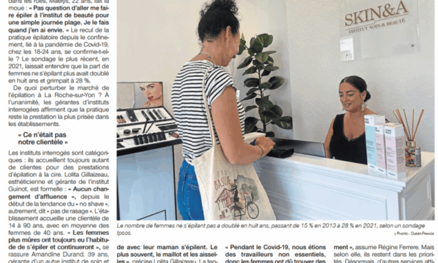 Épilation en baisse : vers la fin des instituts beauté ?